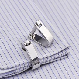 Metal Bow Chain Cufflinks Quality Creative Novelty Men's Suits French Shirt Business Wedding Cuff Links Trendy Classic