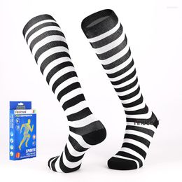 Sports Socks Findcool Professional Men Women Anti-slip Compression Breathable Football Stockings Outdoor MTB Cycling Running Long