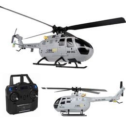 طائرة هليكوبتر Amberty AAV C186 Pro B105 2 4G RTF RC Helicopter 4 PPROPELLERS 6 محور جيروسكوب إلكتروني للتثبيت عن بُعد هوايات التحكم عن بُعد 230520