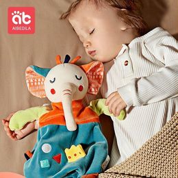 AIBEDILA Newborn Baby Sleeping Dolls Appease Towel Comfort Towel Hand Puppet Toy Sleep Artefact Can Bite Doll to Comfort Doll