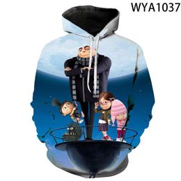 Men's Hoodies & Sweatshirts Cartoon Anime Fashion Cool Men Women Children Movie 3D Print Casual Boy Girl Kids Pullover Streetwear Coat