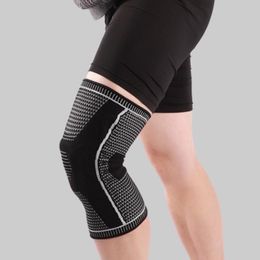 Knee Pads Elbow & Silicone Full Brace Band Patella Mediale Support Drop Compression Protection Sport Running Basketball