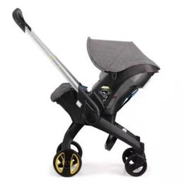 High landscope baby stroller 3 in 1 fashion foldable portable carts with comfortable car seat outdoor uv protection infant baby carriage traveling ba12 B23