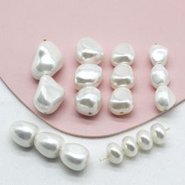 Crystal 816MM 20Pcs Large Baroque Natural Shell Imitate Pearl Imitation Of South Sea Pearls Loose Beads Charms Jewelry Findings