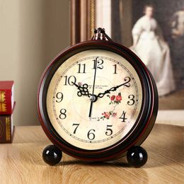 Desk Table Clocks Bedrooms Living Room Desk ClockS Small Office Home Antiques Desk Clock Bedside Horloge De Table Home Decoration Luxury ZY50TZ AA230522