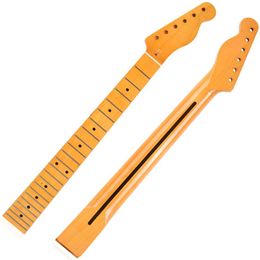 Stylish Wooden 22 Fret Fingerboard Neck Parts Replacement for ST Electric Guitar Instrument Parts