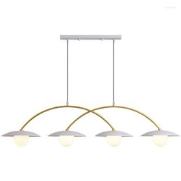 Pendant Lamps Nordic Bar Lonely B Linear LED Lighting For Living Room Chandeliers Lamparas Pendent Ceiling Light Lights