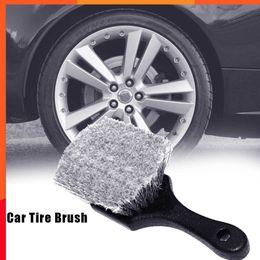 New Car Beauty Hub Brush Car Tire Cleaning Brushes Detailing Brush For Auto Wheel Rim Scrub Brush Cars Washing Cleaning Tool