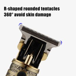 Electric Shaver New Hair Clipper Electric Clippers New Electric Men's Retro T9 Style Buddha Head Carving Oil Head Scissors Hair Cutter Trim