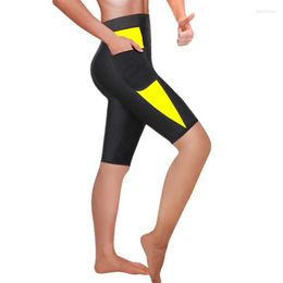 Women's Leggings High Waist Tummy Control Running Training Tights Neoprene Seamless Women Sauna Workout Fitness Yoga Sweat Pants