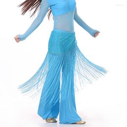 Stage Wear JUSTSAIYAN Dance Accessories Sexy Fringe Hip Scraf Belt Waist Towel Girdle Belly Dancing Oriental Costumes
