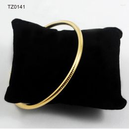 Bangle Test Fashion 316l Stainless Steel Bracelet Gold Colour Bangles Thin Cuff In Jewellery