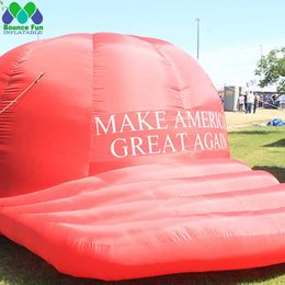 Customized Giant Inflatable Hat Replica With Blower For Outdoor Display Party