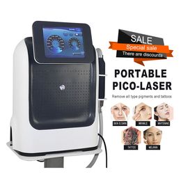 755nm 532nm 1064nm Picosend Tattoo Removal Picolaser Laser Nd Yag Portable Laser Tattoo Removal Machine Black Skin Use Laser 3 Wavelength Spot Remover