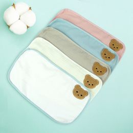 Baby Feeding Towel Cute Bear Handkerchief Cotton Anti-spit Burp Cloth Facecloth