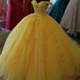 Stunning Shiny Quinceanera Dresses With Cape Sweetheart 3D Flower Girls Birthday Party Gowns Ball Gown Bead Pageant Dress