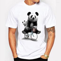 Men's T Shirts T-Shirt Summer Short Sleeve Cotton Shirt Men Casual TShirt Fashion Panda 3D Print Hip-Hop Tee Male Top