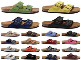 Sandalias de diseño Birk Arizona Gizeh Platform Vegan Flip Flops Slides Zapatillas unisex Cork Beach Shoes Falt Sneakers tamaño 34463957477