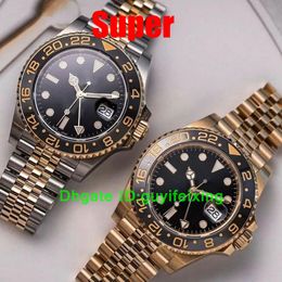 2023 latest Designer Mens watch 126718 126713 126710 40MM GMT Montre Ceramic Jubilee Steel bracelet Automatic Movement Wristwatches Men Watches Gold Wristwatch