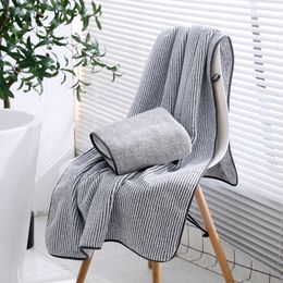 thicken Bamboo Charcoal Coral Velvet Bath Towel For Adult Soft Absorbent Quick-Drying Towel Home Bathroom Microfiber Towel Sets