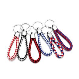 5Pcs/Pack Leather Lanyard Lariat Cord Lobster Clasp Rope Christmas Bell Charm Keychain Hooks Mobile Phone Strap Accessories