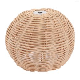 Pendant Lamps Lamp Shade Light Rattan Rustic Cover Woven Chandelier Wicker Floor Lampshade Japanese Ceiling Lantern Farmhouse Basket