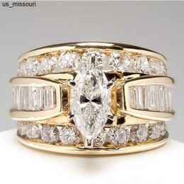 Band Rings 18K Multi Gold Ring for Women Natural 1 Diamond with Diamond Jewellery Anillos De Bizuteria Anillos Mujer Gemstone Rings Box J0529
