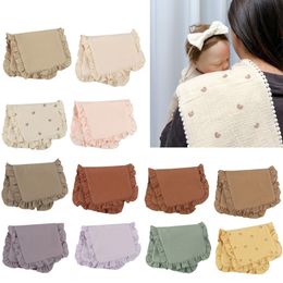 Muslin Kerchief Bib Newborn Face Towel Wash Burp Cloth Neck Scarf Pillow Cover Dropshipping