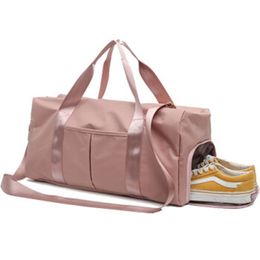 Outdoor Bags Outdoor waterproof nylon sports fitness bag men's fitness training travel handbag yoga mat sports bag and shoe company 230520