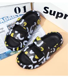 Casual Sandals Slippers Flip Flops Summer Ladies Outdoor Camouflage Sandals Step Feeling Platform Non-slip Sports Beach QA008-201 Shoes