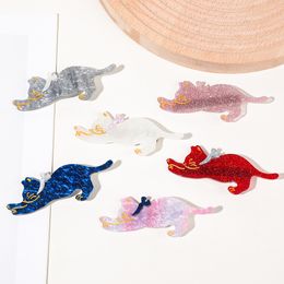 Cute Cat Hair Clips for Women, Premium Fashion Hairpins for Long Hair with Naughty Kitty Design, 6pcs/Lot Kawaii Barrette