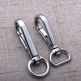 5pcs 48x18/45x18mm Stainless Steel Swivel Trigger Lobster Clasp Sewing Fabric Key Chain Ring Snap Hook Lanyard DIY Craft