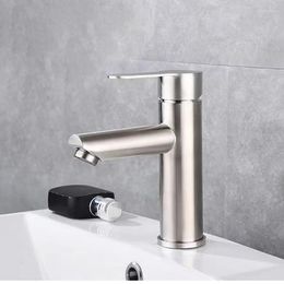Bathroom Sink Faucets 304 Stainless Steel Basin Faucet Domestic Wash Table And Cold Water