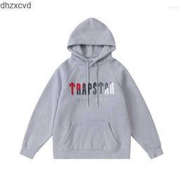 Tracksuits Men Women Color Flocking Hoodie Sweatshirt Suit Trapstar Fleece Set Hoody Men's Clothing Sweat TrapstarMen's 5MC4