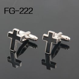 Fashion Cufflinks FREE SHIPPING:High Quality Cufflinks For Men FIGURE 2016Cuff Links Cross Wholesales