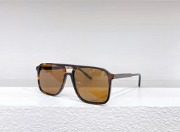 Havana Brown Sports Square Sunglasses Glasses 4423 Men Sunnies Gafas de sol Designer Sunglasses Shades Occhiali da sole UV400 Protection Eyewear