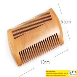 Fine Coarse Tooth Dual Sided Wood Combs Wooden Scorpion Comb Double Sides Beard Comb