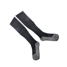 Men's Socks 2Pcs Self Heating Constant Temperature Winter Stockings Long Warm Thermal Sports Sock Party Running Christmas
