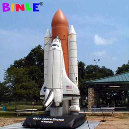 Custom Air Show Giant Inflatable Spaceship Large Inflatable Space Shuttle Advertising Rocket Model For Event Exhibition