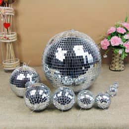 Decorative Objects Figurines Disco Ball Mirrored Table Lamp Modern Home Decor Art Pieces Glass Brick Centrepieces For Table Room Wedding Decor Funky Gift 230523