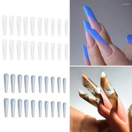 False Nails Nail Art Close Fit Artificial Long Ballet French Press On Tips DIY Salon Supplies