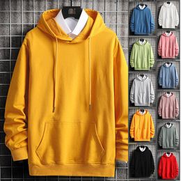 Men's Hoodies Oversized Hooded Pullover Casual Trend Personalised Handsome Sweatshirt At All Seasons M-5XL