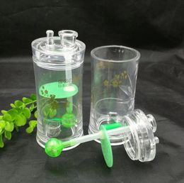 Smoke Pipes Hookah Bong Glass Rig Oil Water Bongs Yipin Acrylic Water Smoke Bottle