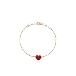 Heart bracelet Bracelet designer jewelry luxury clover bangle Fashion Classic bracelet Valentine's Day Gift engagement jewelry clover bangle with box 5A quality