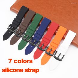 Watch Bands 20mm 22mm Sport Silicone Strap For Quick Release Rubber Dive Watches Accessories