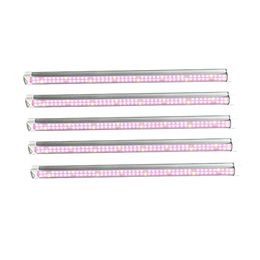 LED Plant Grow Light T8 LED Tube Integrated 120CM 1.2M 18W 36W Green House tube lights Tent Room hydroponic systems Growings Lamp Red Blues oemled