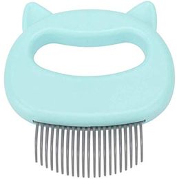 Cat Comb Pet Short & Long Hair Removal Massaging Shell Comb Soft Deshedding Brush Grooming And Shedding Matted Fur Remover Massage Dematting Tool For Dog Puppy Rabbit