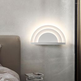 Wall Lamps Modern Style Crystal Mirror For Bedroom Decorative Items Home Sconce Lighting Bunk Bed Lights