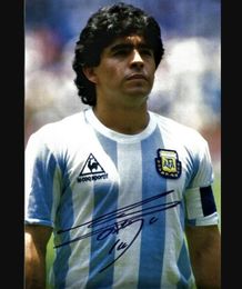 Maradona Autographed Signed signatured auto Collectable Memorabilia photo Picture