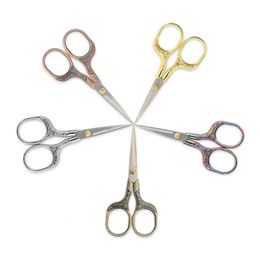 Stainless Steel Vintage Scissors Sewing Fabric Cutter Embroidery Scissors Tailor Scissor Thread Scissor Tools for Sewing Shears 100